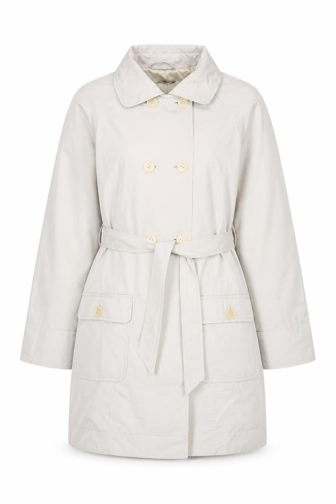 Womens UK Size 14 Linea Beige Trench Coat