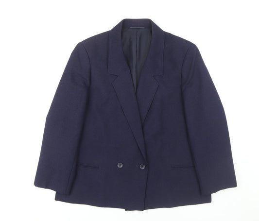 Marks and Spencer Women's Blue Blazer Size 14