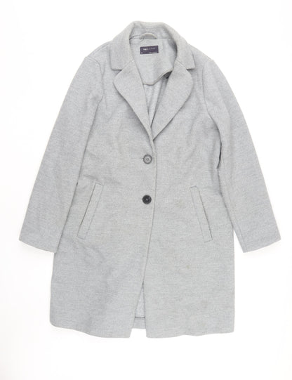 Womens UK Size 16 Marks and Spencer Grey Coat
