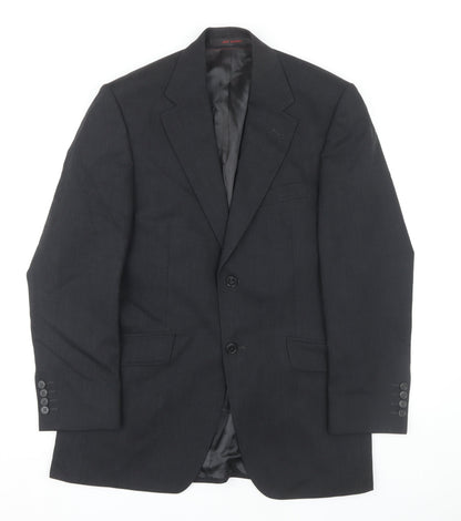 Mens UK Size 44 Jeff Banks Regular Grey Suit Jacket