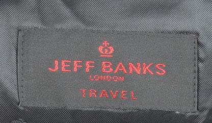 Mens UK Size 44 Jeff Banks Regular Grey Suit Jacket