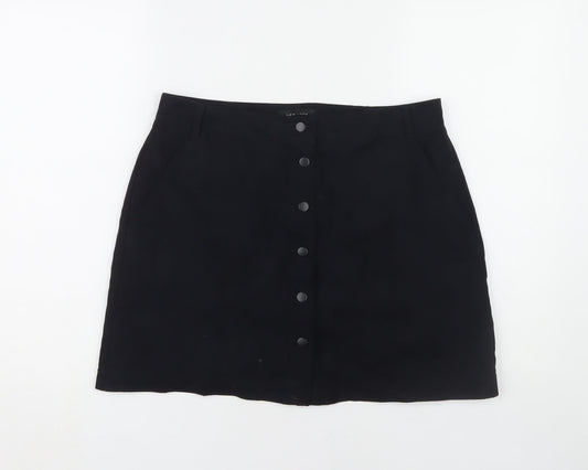 New Look Women's Black Pencil Skirt Size 12