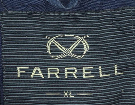 Mens UK Size XL Farrell Blue Overcoat