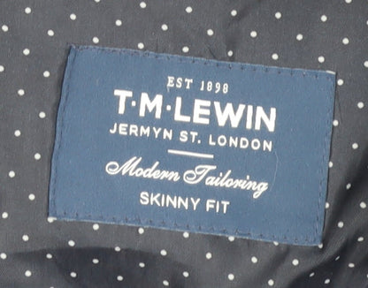 Mens UK Size 34 T.M.Lewin Regular Blue Suit Jacket