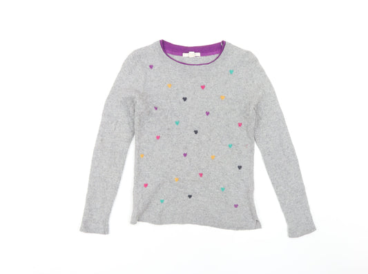 Womens UK Size 10 White Stuff Grey Pullover Jumper
