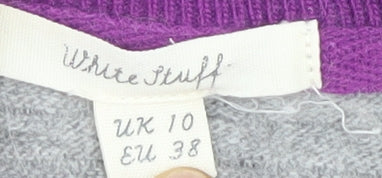Womens UK Size 10 White Stuff Grey Pullover Jumper