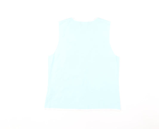 Womens UK Size 3 Sky Blue  Tank