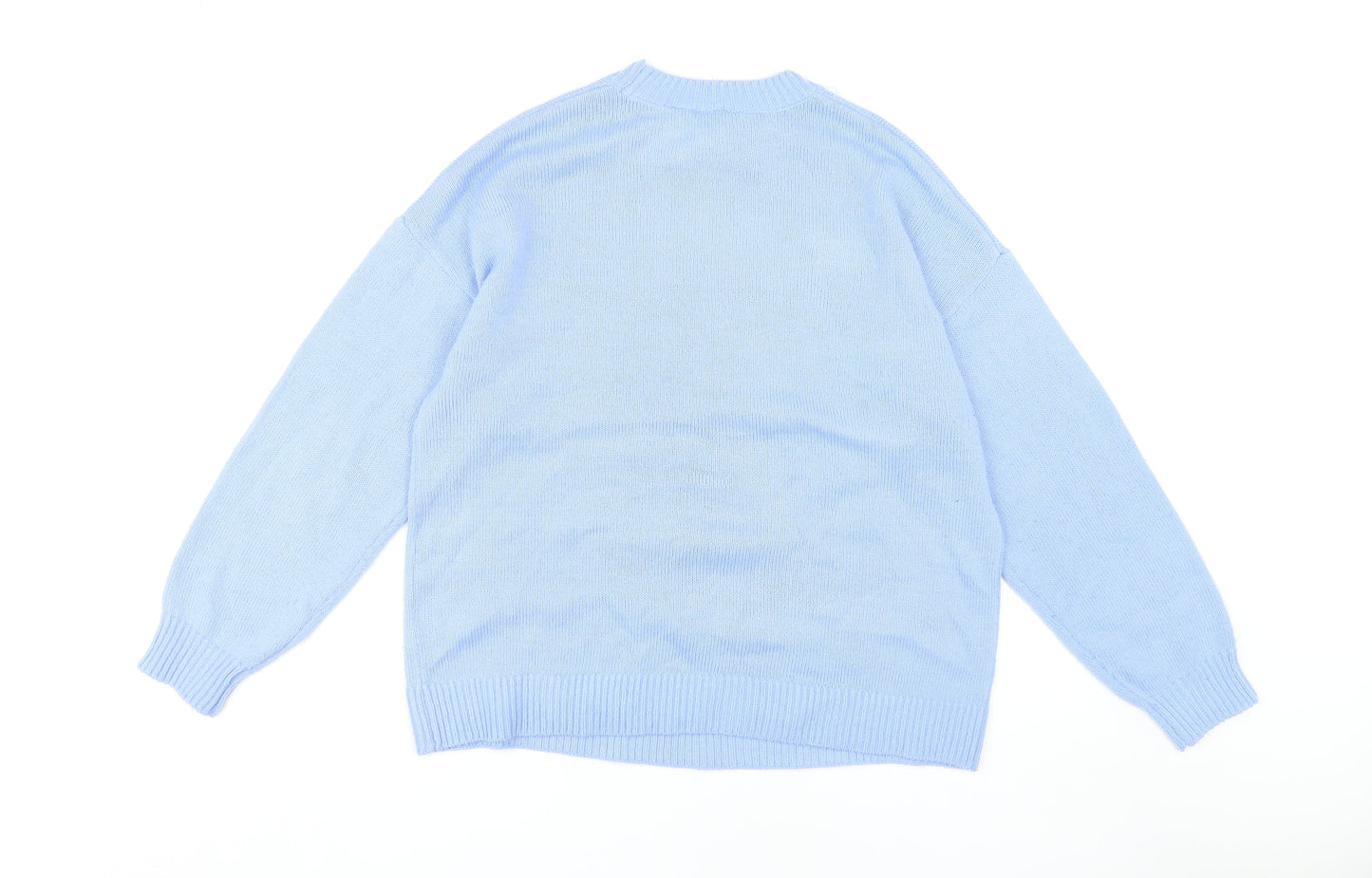 Womens UK Size XS H&M Blue Pullover Jumper