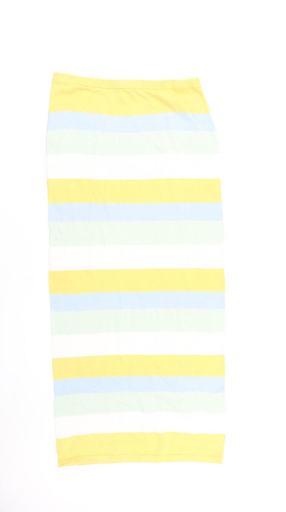 Sabo Women's Multicoloured Striped Pencil Skirt XL