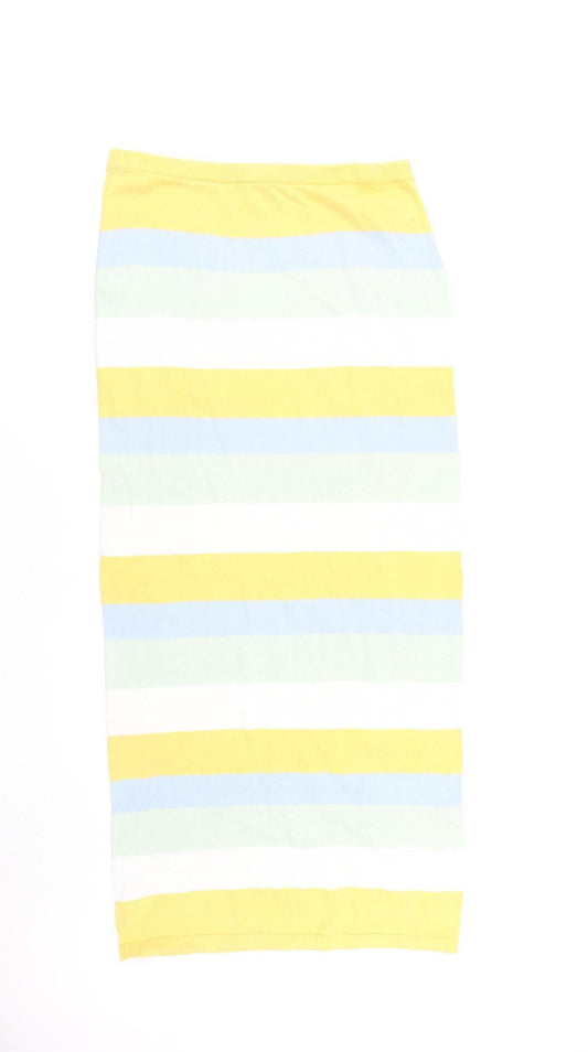 Sabo Women's Multicoloured Striped Pencil Skirt XL