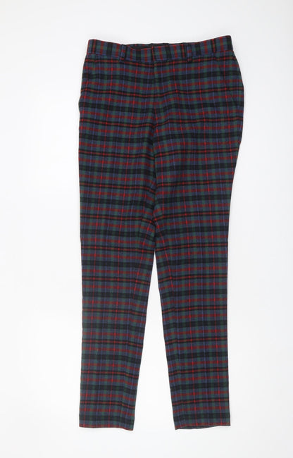 ASOS Men's Multicoloured Plaid Trousers, Size 30