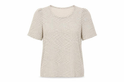 Womens UK Size S H&M Beige  T-Shirt