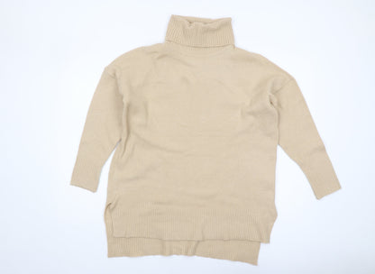 Womens UK Size 8 Brave Soul Beige Pullover Jumper