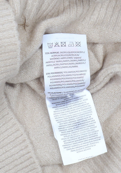 Womens UK Size 8 Brave Soul Beige Pullover Jumper