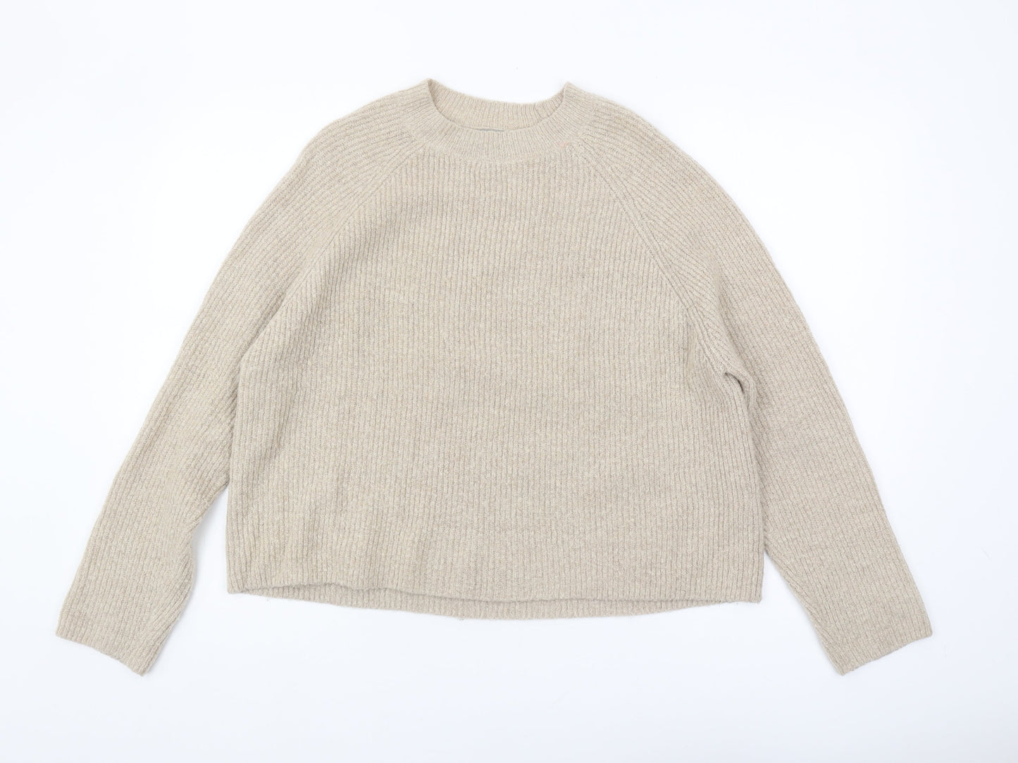 Womens UK Size 8 ASOS Beige Pullover Jumper