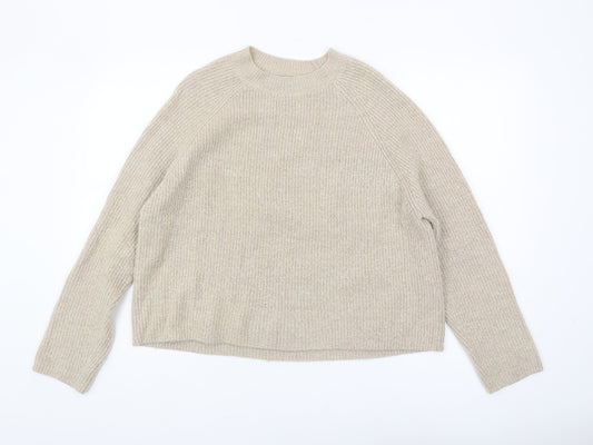 Womens UK Size 8 ASOS Beige Pullover Jumper