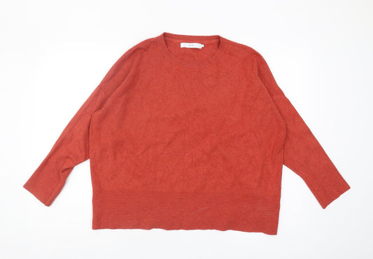 Womens UK Size 16 John Lewis Red Pullover Jumper