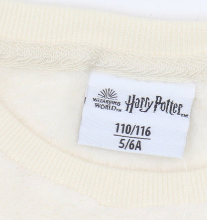 Harry Potter Boys' Ivory Fleece Pyjama Top, 5-6 Years