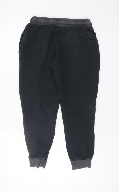 Unisex Adultss UK Size S Nike Regular Fit Jogger Black Trousers
