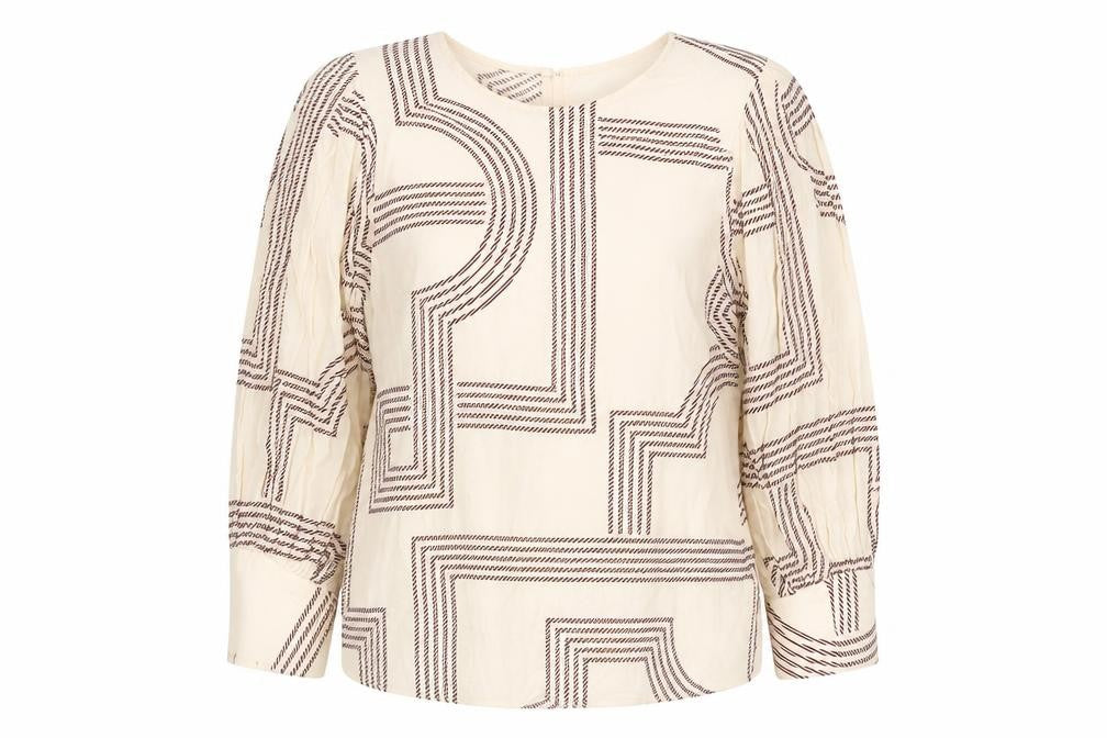 Womens UK Size 10 H&M Ivory  Blouse