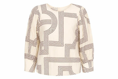 Womens UK Size 10 H&M Ivory  Blouse