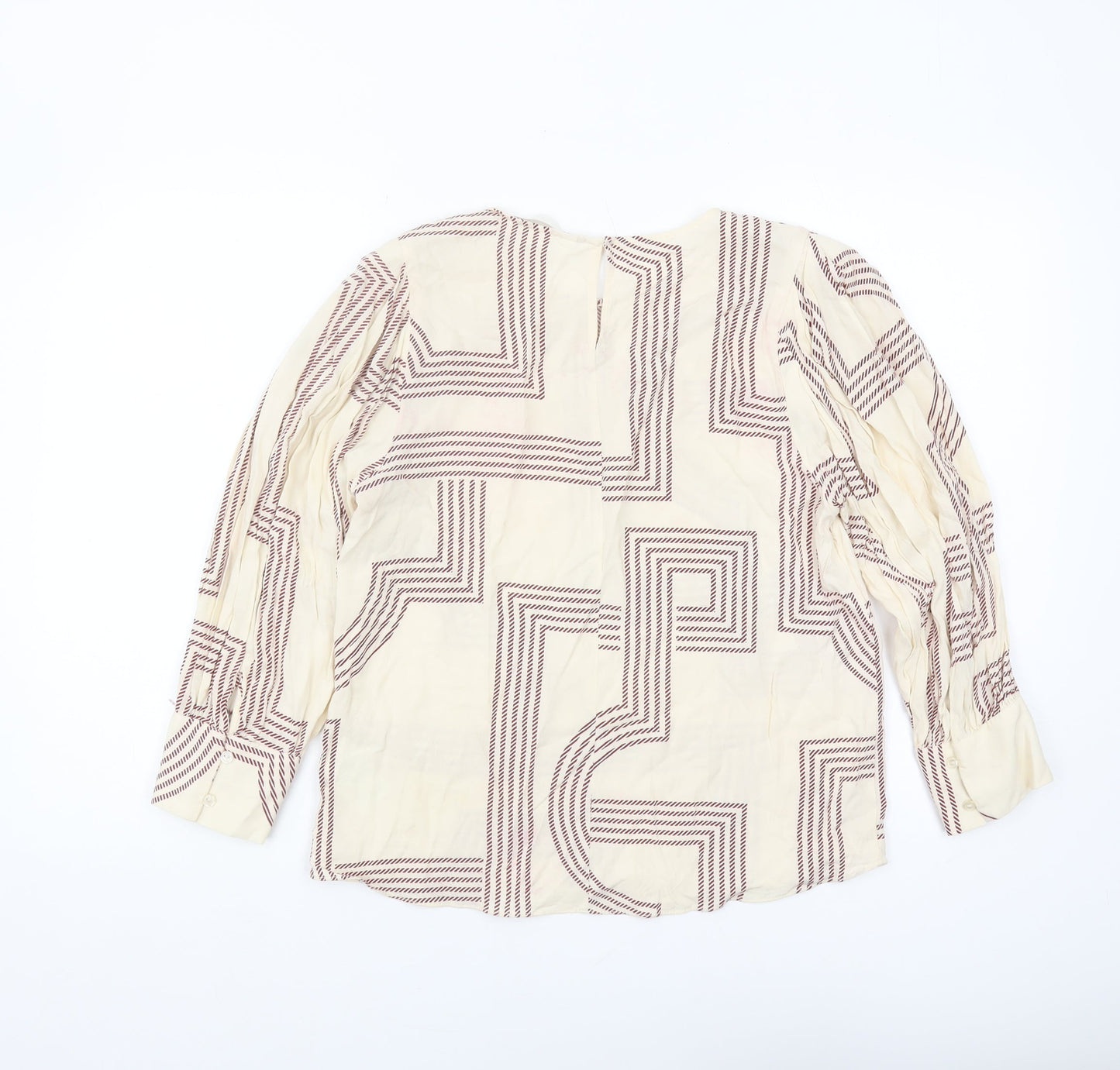 Womens UK Size 10 H&M Ivory  Blouse
