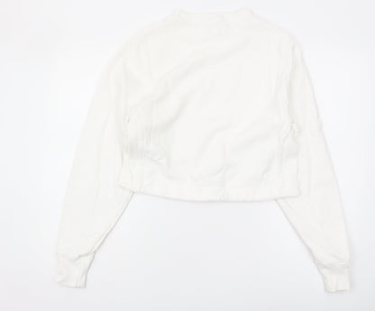 Victoria's Secret Pink Women's White XS Pullover Sweatshirt