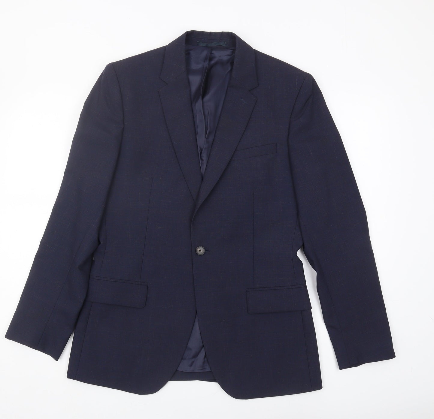 Mens UK Size 38 Reiss Regular Blue Suit Jacket