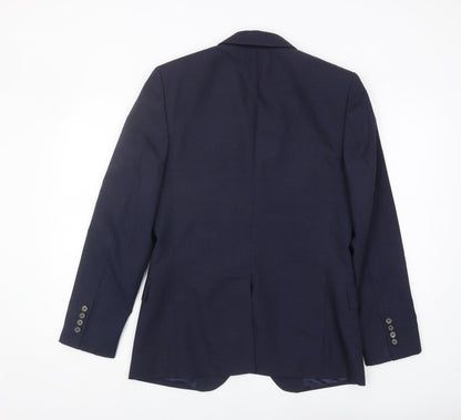 Mens UK Size 38 Reiss Regular Blue Suit Jacket