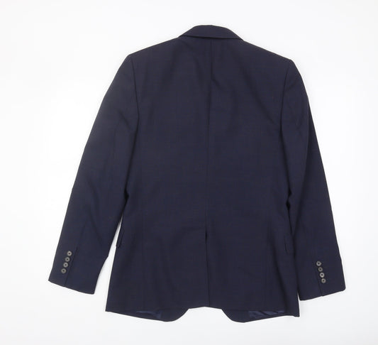 Mens UK Size 38 Reiss Regular Blue Suit Jacket
