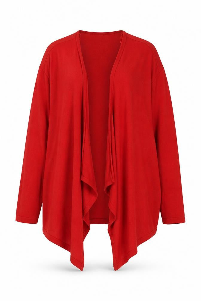 Womens UK Size 2XL H&M Red Cardigan Jumper