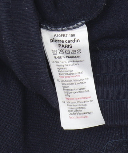 Pierre Cardin Men's Black Jogger Trousers L