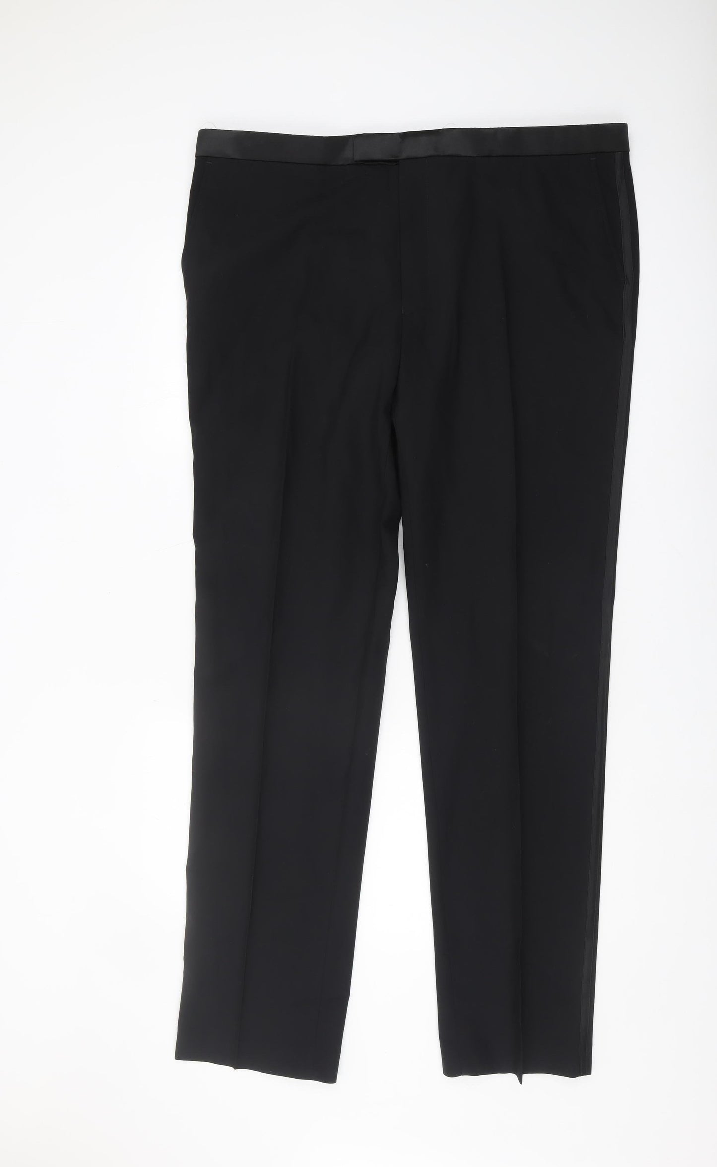 Marks and Spencer Black Men's Formal Trousers