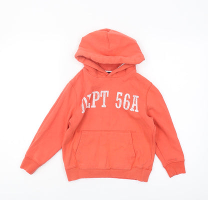 Next Boys Red Pullover Hoodie Size 5 Years with Logo