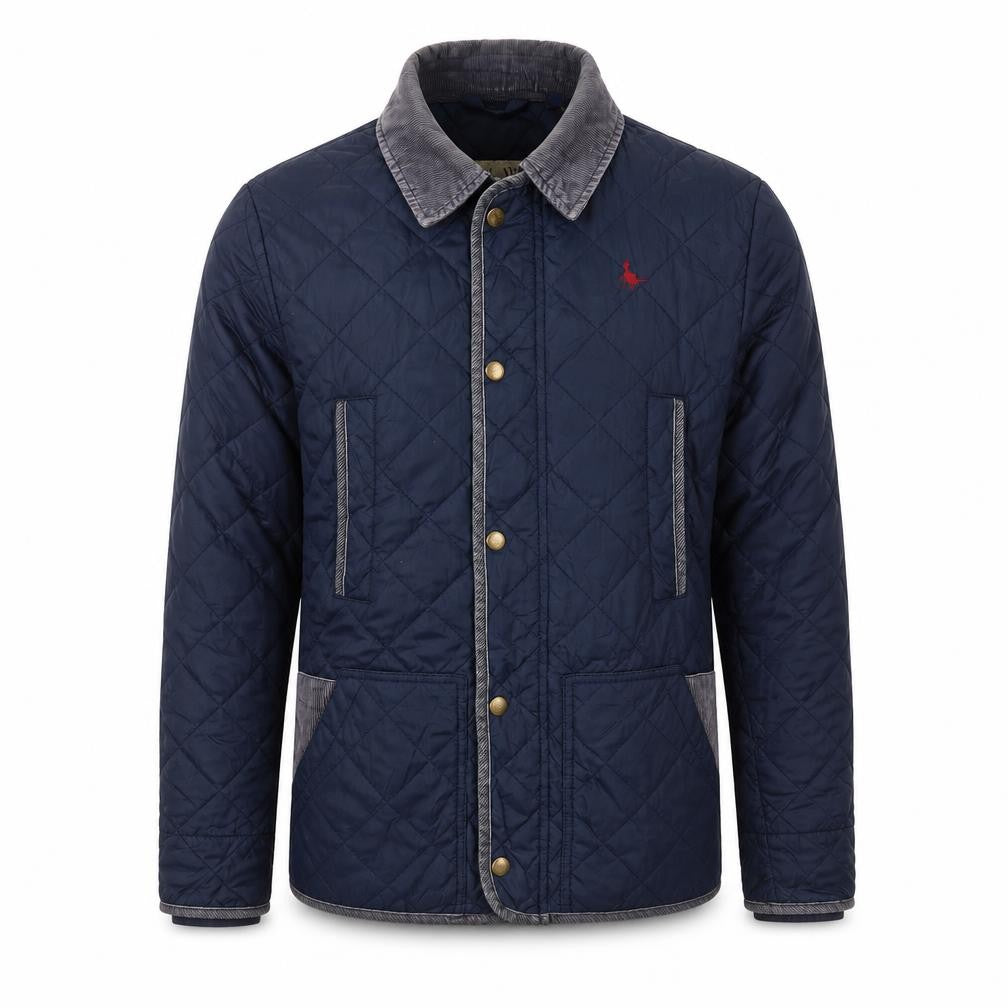 Mens UK Size XS Jack Wills Blue Quilted Coat