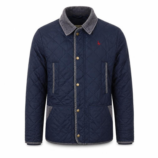Mens UK Size XS Jack Wills Blue Quilted Coat