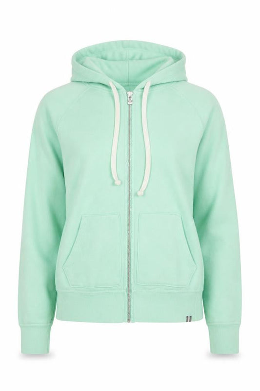 Womens UK Size S Gap Green Full Zip Hoodie