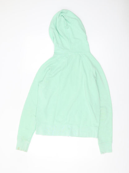 Gap Women's Green Full Zip Hoodie S