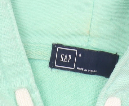 Gap Women's Green Full Zip Hoodie S