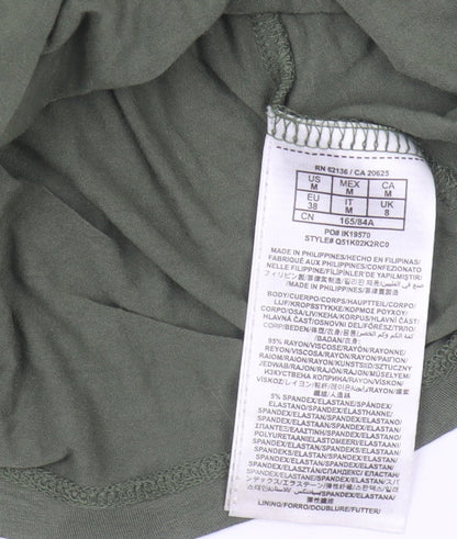 Guess Women's Green V-Neck Dress Size 10