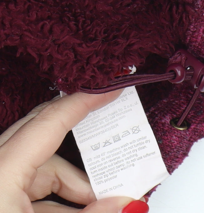 Mountain Warehouse Women's Red Hooded Jacket Size 10