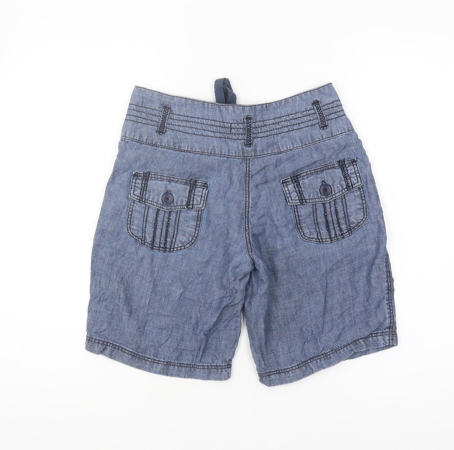 Next Women's Blue Denim Shorts Size 6