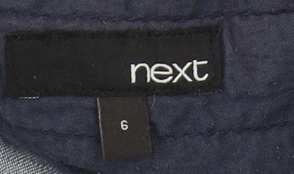 Next Women's Blue Denim Shorts Size 6