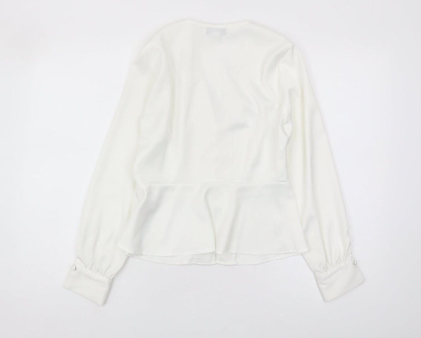 Womens UK Size 10 Topshop White  Blouse