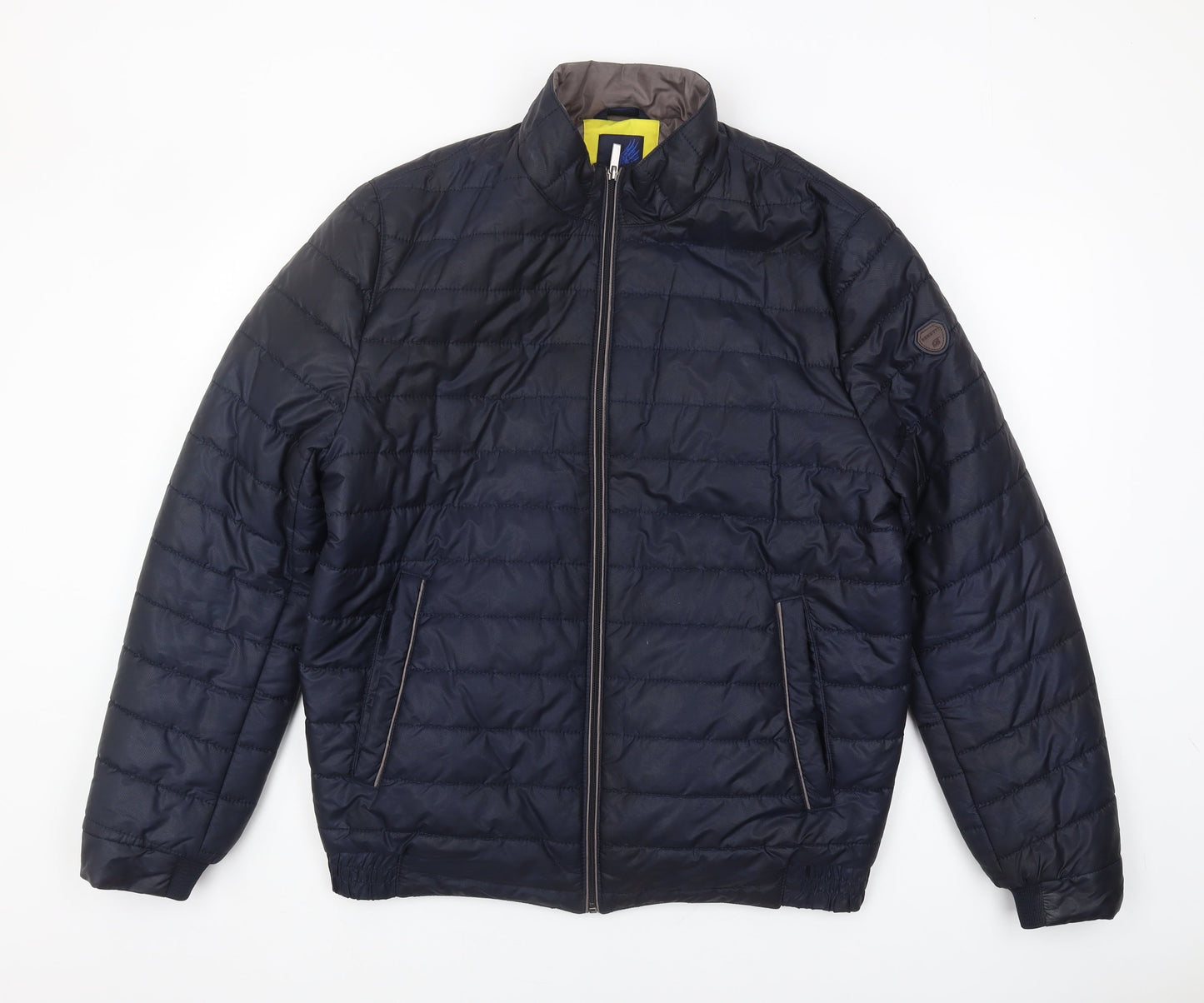 Mens UK Size XL Benetti Blue Puffer Jacket