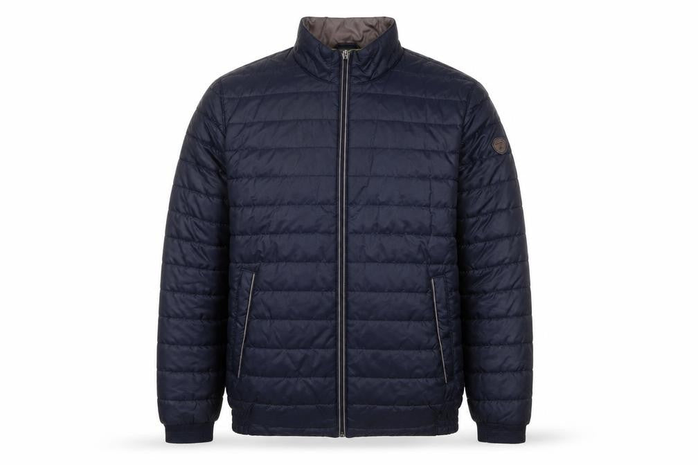 Mens UK Size XL Benetti Blue Puffer Jacket