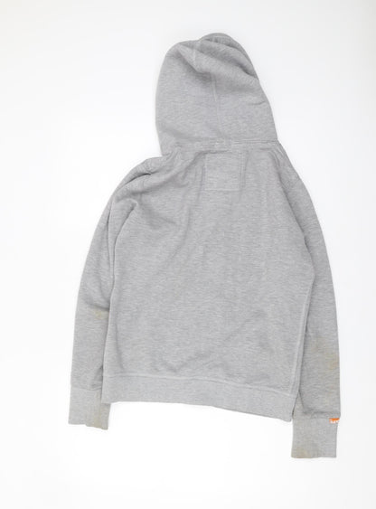 Superdry Women's Grey Hoodie, L, Full Zip Comfort