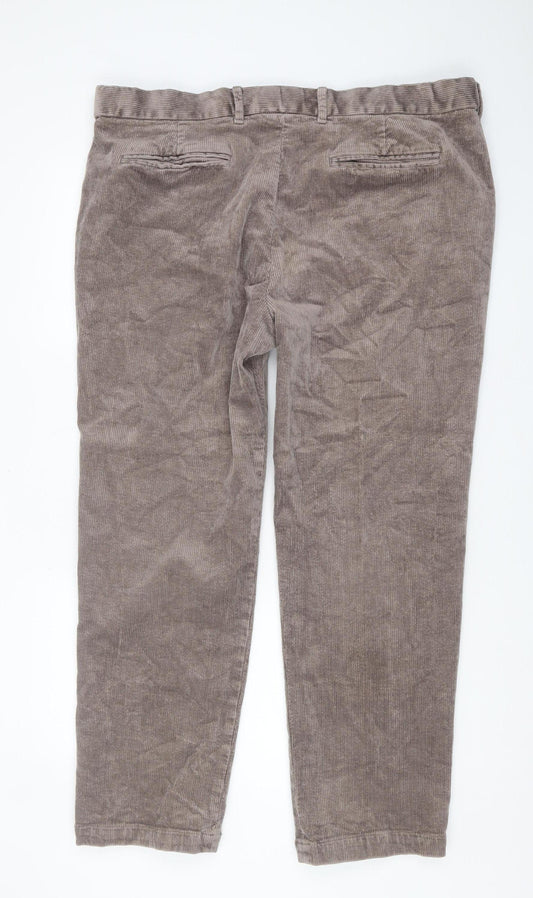 Marks and Spencer Men's Brown Corduroy Trousers 42/31