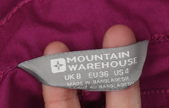 Mountain Warehouse Women's Pink Shorts Size 8