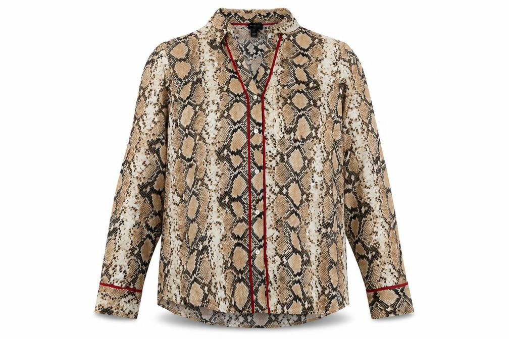 Womens UK Size 12 River Island Beige Basic Button-Up